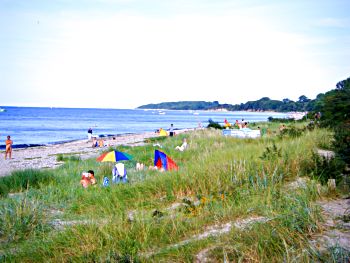 Der Priwall Strand in Richtung Mecklenburg Vorpommern